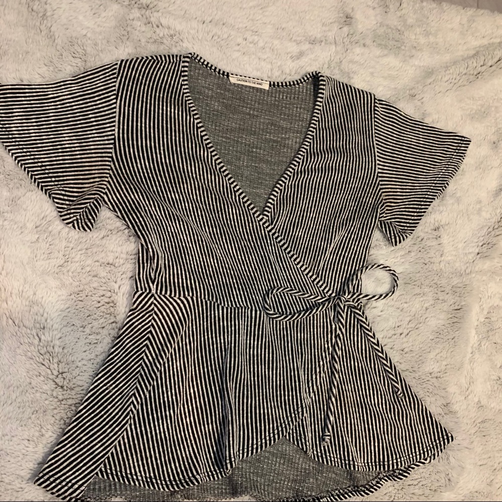 Caution to the wind dress shirt-S